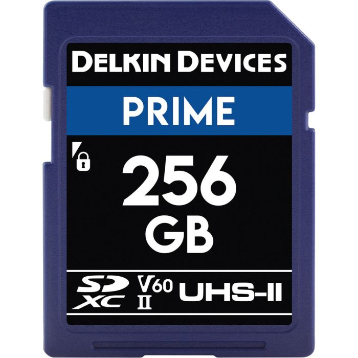 Delkin Prime SDXC 256GB Class 10 U3 V60 300/100 MB/s (DDSDB1900256)