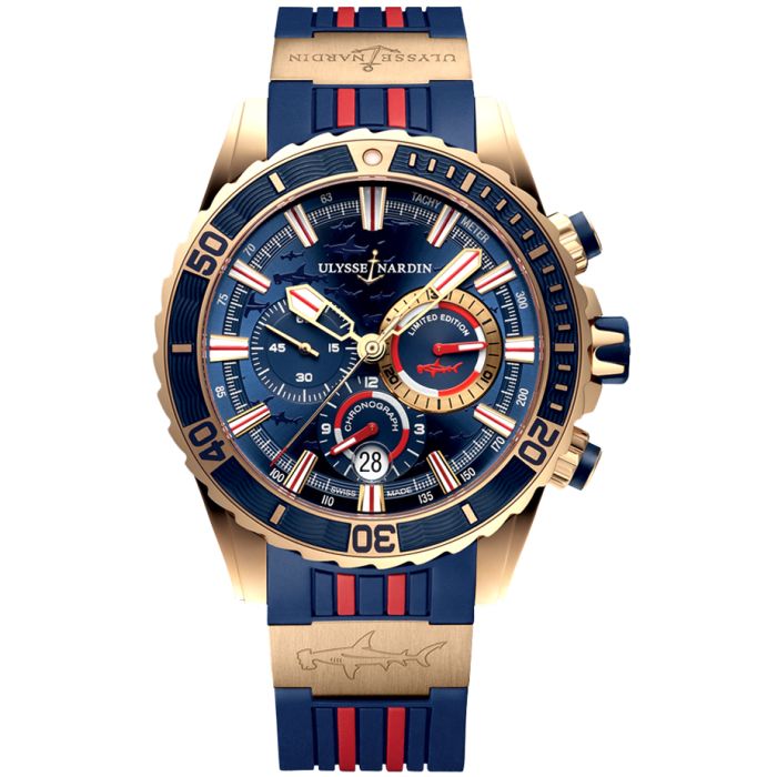Ulysse Nardin Diver Chronograph Men's Watch 1502-151LE-3/93-HAMMER Ulysse Nardin Diver Chronograph Men's Watch 1502-151LE-3/93-HAMMER
