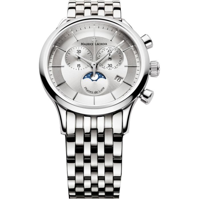 Maurice Lacroix Les Classiques Phase de Lune Chronograph Men's Watch LC1148-SS002-131