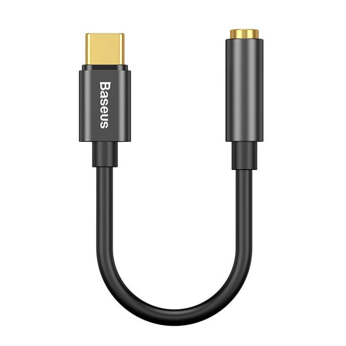 Baseus L54 Audio Adapter USB-C + mini jack 3,5mm Black
