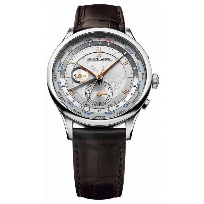 Maurice Lacroix Masterpiece Worldtimer Men's Watch MP6008-SS001-110