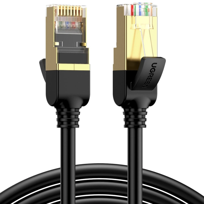 Ugreen Network cable NW107 RJ45/Cat 7 STP 15m - black Ugreen Network cable NW107 RJ45/Cat 7 STP 15m - black