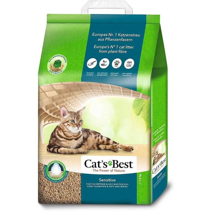 Cats Best Wooden Cat Litter Sensitive 20L