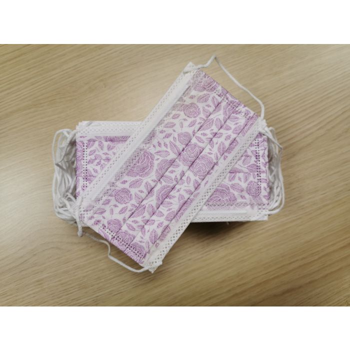 Medical Lavender Purple Face Masks 60 pieces in a box