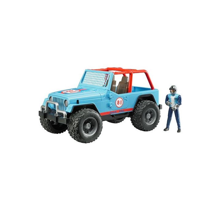 Bruder Jeep Cross Country Racer Blue With Driver (02541)