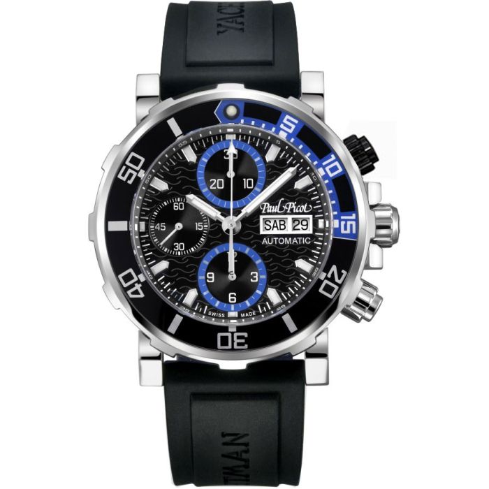 Paul Picot C-Type Yachtman 3 Chronograph Men's Watch P1127NBS.SG.4000.3608
