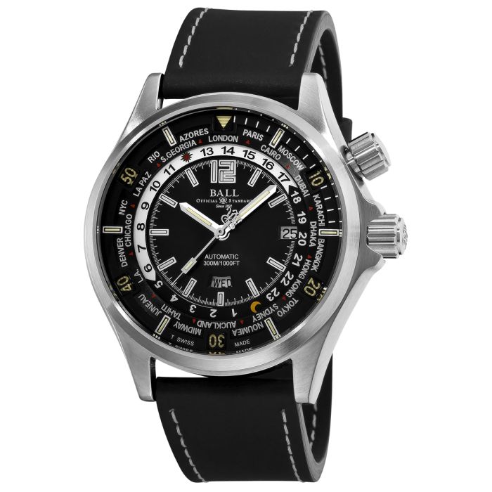 Ball DiverWorldtm Engineer Master II Diver Worldtime Men's Watch DG2022A-PA-BK Ball DiverWorldtm Engineer Master II Diver Worldtime Men's Watch DG2022A-PA-BK
