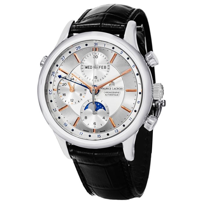 Maurice Lacroix Les Classiques Phase de Lune Men's Watch LC6078-SS001-131 Maurice Lacroix Les Classiques Phase de Lune Men's Watch LC6078-SS001-131