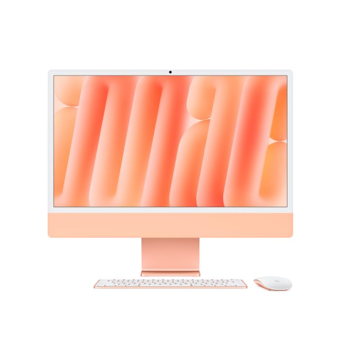 Apple iMac 24 Apple M4 10C CPU, 10C GPU 16GB RAM 512GB SSD Trackpad, Keyboard with Touch ID and Numeric Keypad Orange (Spec. conf.)