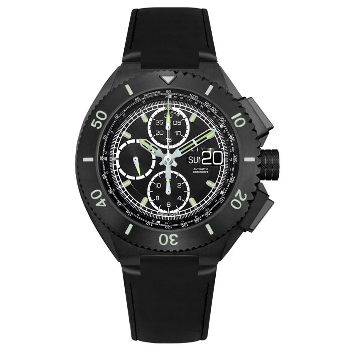 Kiva HALO 272 Titanium DLC Chronograph LE Men's Watch 272.01.01.01-DLC-LS