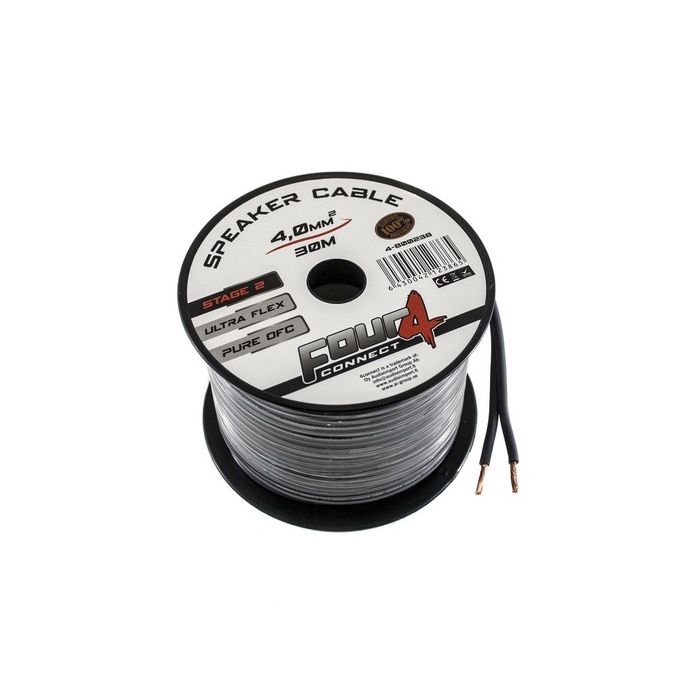 FOUR Connect 4-800238 STAGE2 OFC 2x4mm2 1m audio cable