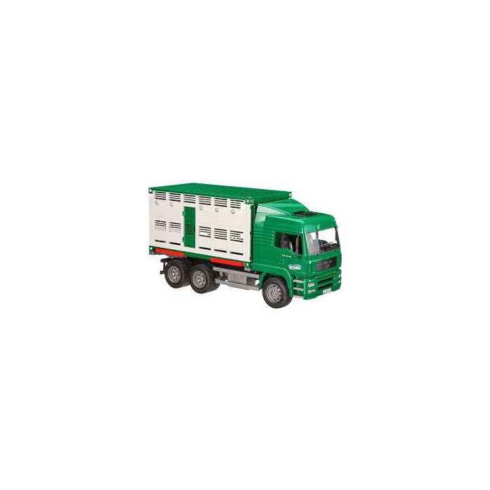 Bruder Man Cattle Transportation Truck Including 1 Cow (02749)