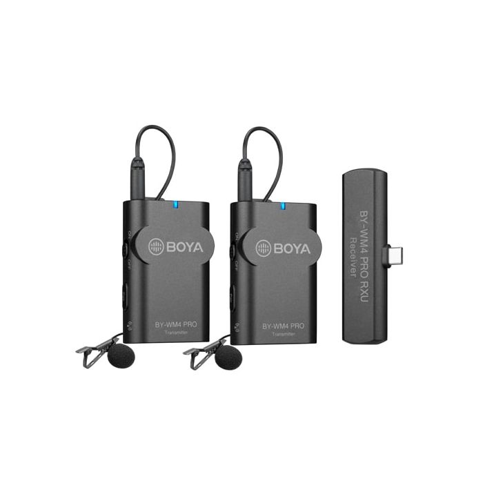 Boya BY-WM4 Pro-K6 2.4 GHz Wireless Microphone System For Android and other Type-C Devices