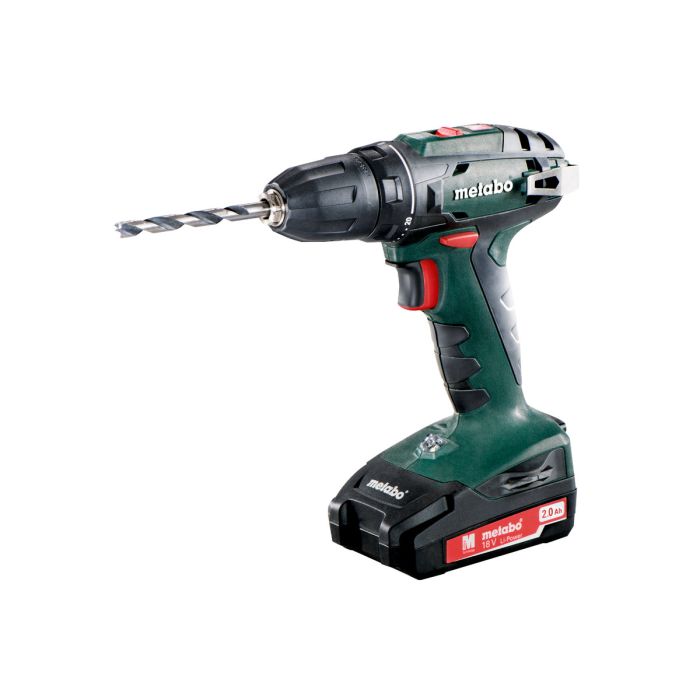 Metabo 18V Combot: Drill BS 18 + Screwdriver SSD / 2,0 Ah (685080000)