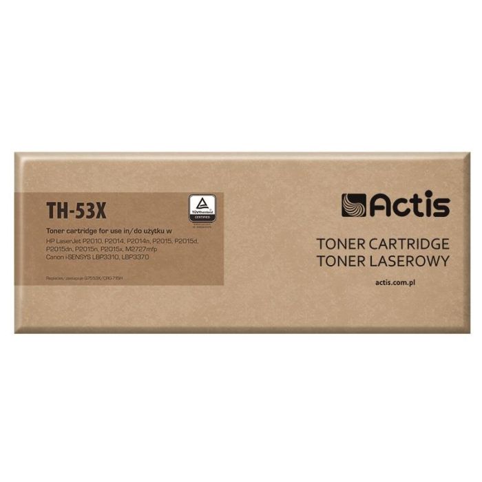 Actis TH-53X HP 53X Q7553X, Canon CRG-715H replacement Standard 7000 pages black
