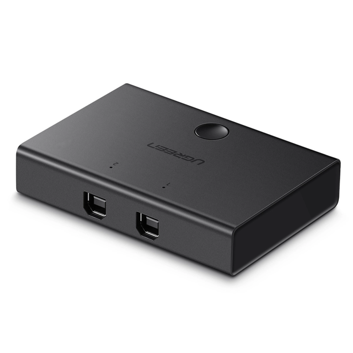 Ugreen switch switch 2xUSB-B - USB-A black (30345)