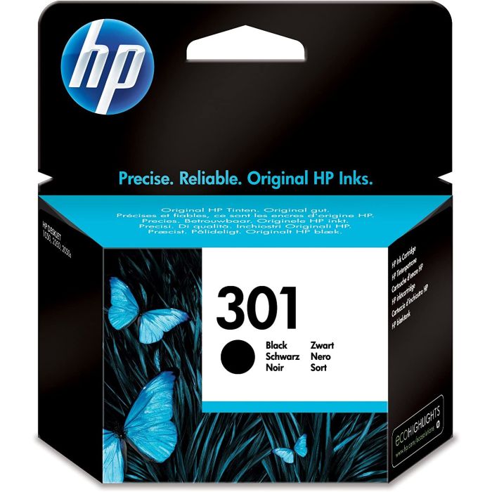 HP 301 Black Ink Cartridge (CH561EE) HP 301 Black Ink Cartridge (CH561EE)