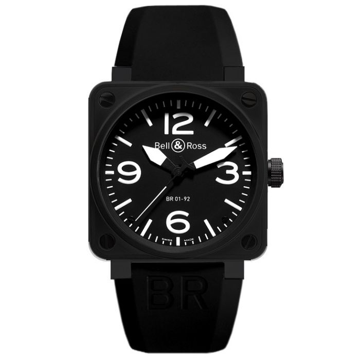 Bell & Ross Aviation BR01-92 Carbon Men's Watch BR01-92-CARBON