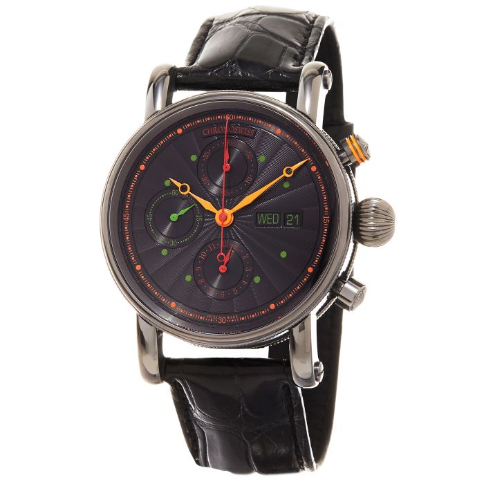 Chronoswiss Sirius Chronograph Day Date Men's Watch CH-7545K-BK1
