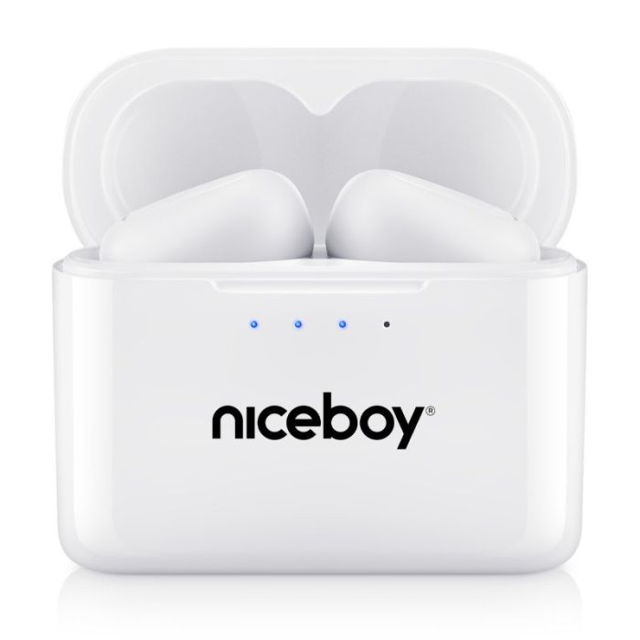 Niceboy HIVE Podsie 2021 TWS Polar White Bluetooth Wireless Headphones