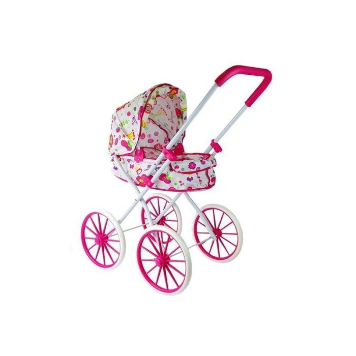 Leļļu ratiņi Deep Retro Big Wheels (LN6883)