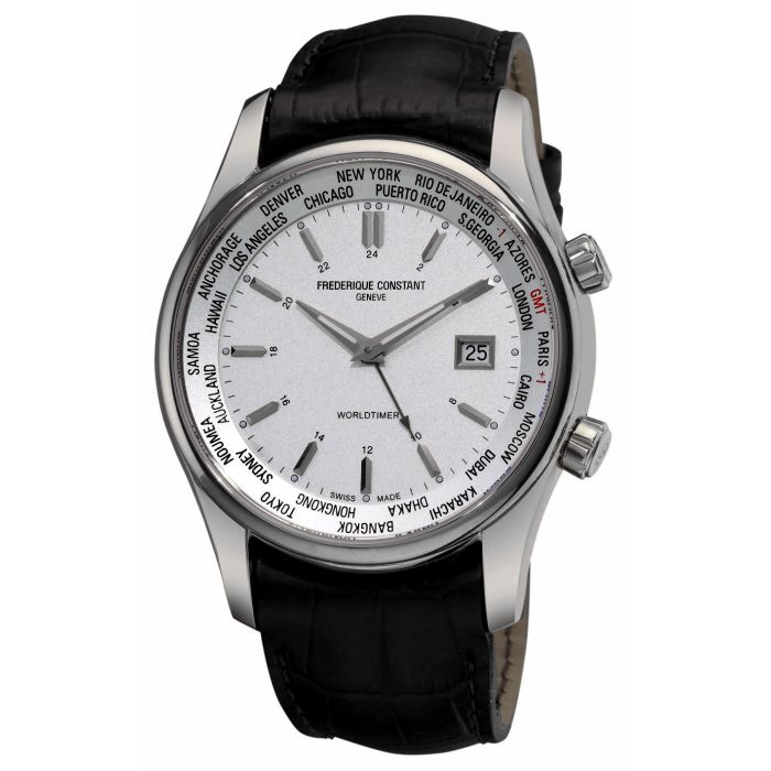 Frederique Constant Classics Index Worldtimer Quartz Men's Watch FC-255S6B6