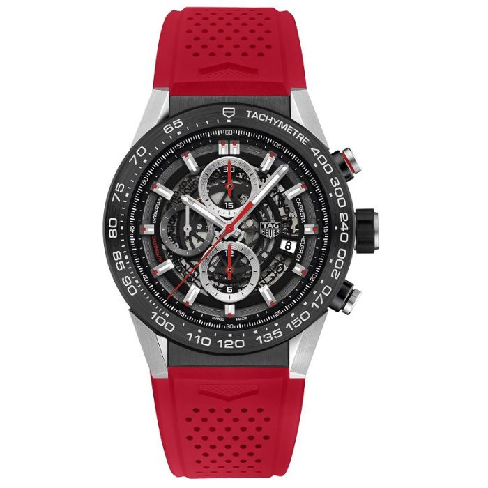 Tag Heuer Carrera Heuer 01 Skeleton 45mm Men's Watch CAR2A1Z.FT6050