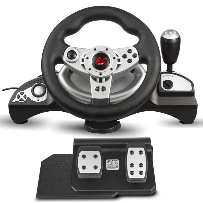 NanoRS RS700 Steering Wheel for PS4/PS4/Xbox One/Xbox 360/PC