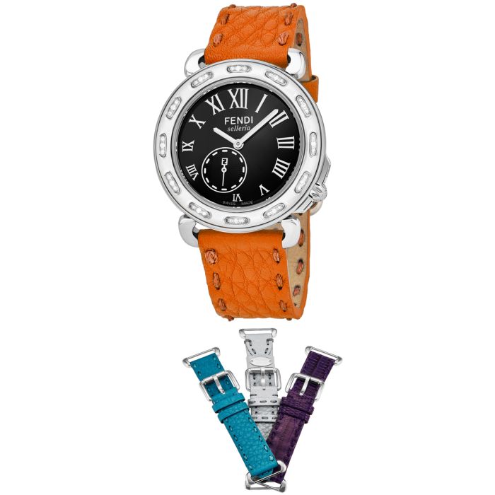 Fendi Selleria 3 Additional Straps Set With Ladies Watch F81031DCH-SET6