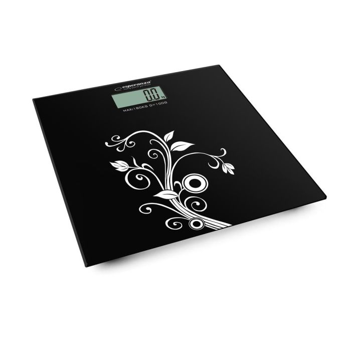 Esperanza Bathroom Scales Yoga Black (EBS003 - 5901299914045)