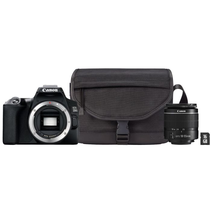 Canon EOS 250D Kit EF-S 18-55mm f/3.5-5.6 III + Bag + 16GB Memory Card