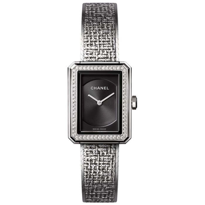 Chanel Boyfriend Tweed 28mm Ladies Watch H4877