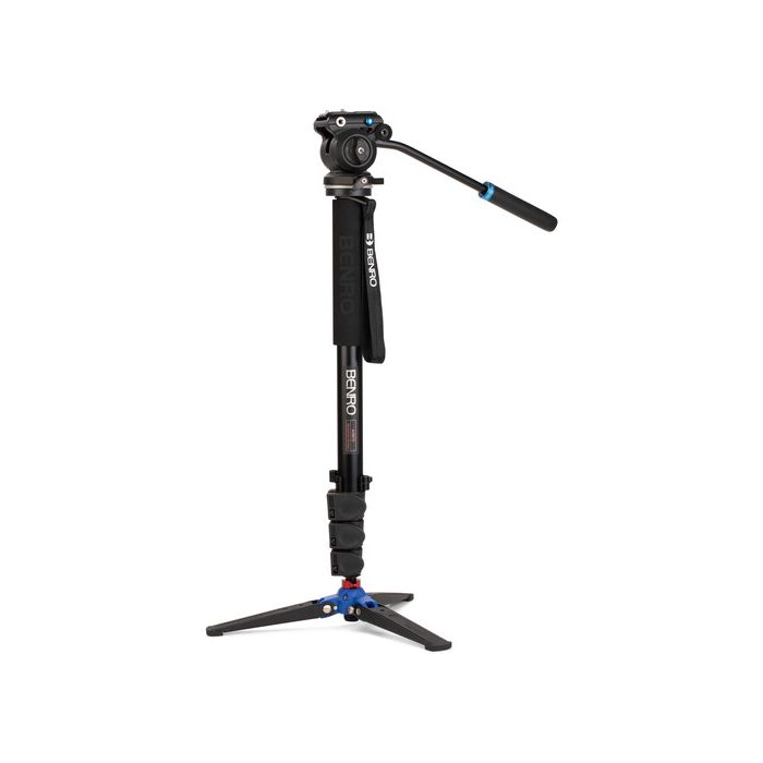 Benro A38FDS2PRO Classic Video Monopod with S2 Pro Flat Base Fluid Video Head