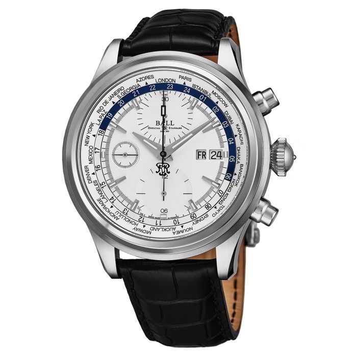 Ball Trainmaster Worldtimer Chronograph Men's Watch CM2052DLL1JSLBE