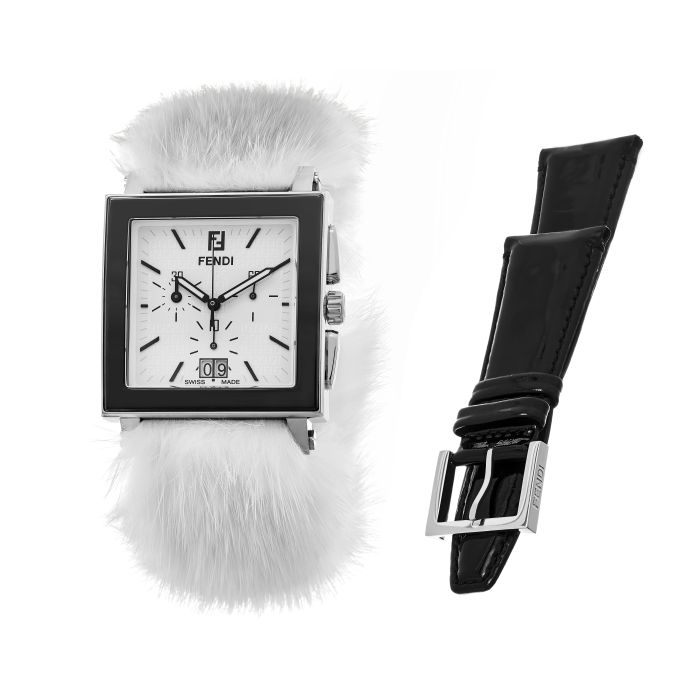 Fendi Ceramic Snow Ladies Watch F65114MS