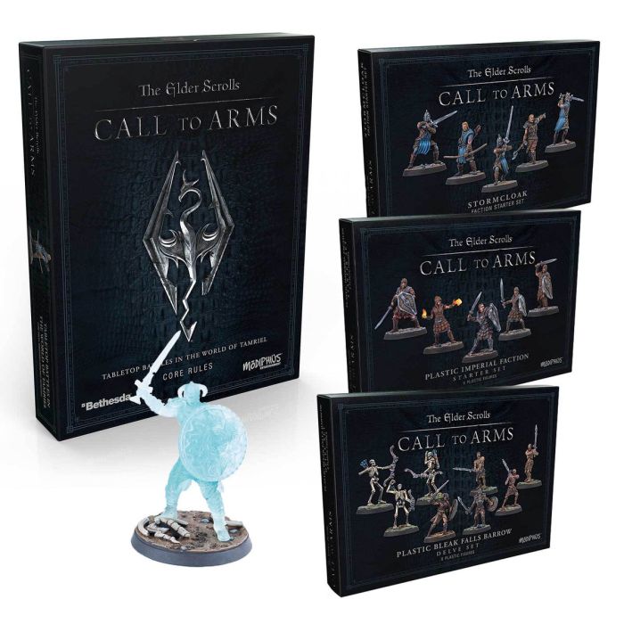 Modiphius Entertainment Elder Scrolls: Call to Arms Adventure Wargame Hard Plastic Starter Bundle (EN)