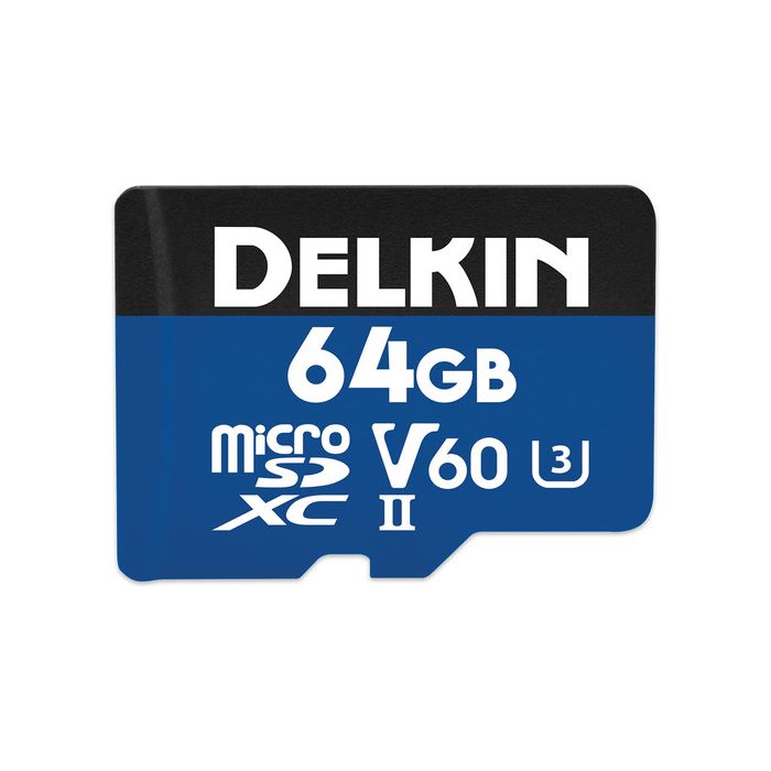 Delkin Prime microSDXC 64GB Class 10/U3/V60 300/100 MB/s (DDMSDB190064) Delkin Prime microSDXC 64GB Class 10/U3/V60 300/100 MB/s (DDMSDB190064)