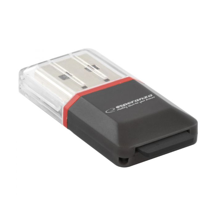 Esperanza EA134K card reader Black,Silver,Transparent USB 2.0 Esperanza EA134K card reader Black,Silver,Transparent USB 2.0