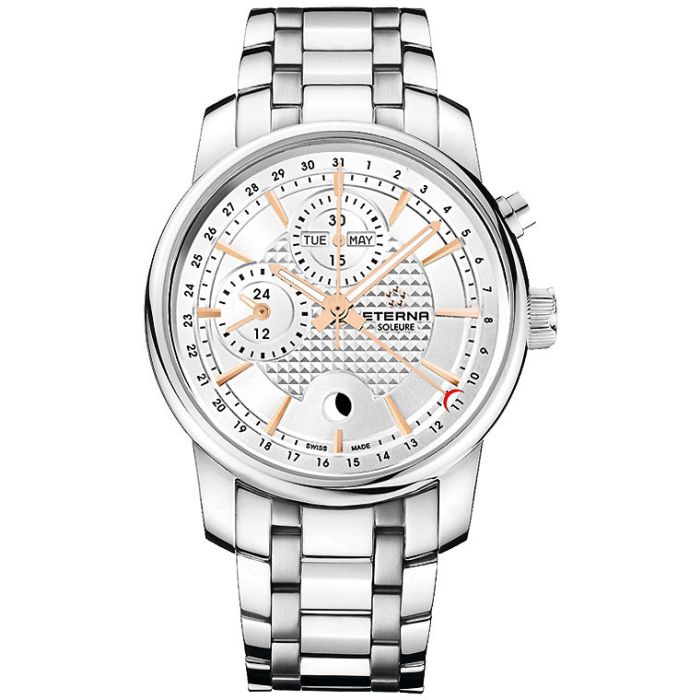 Eterna Soleure Moonphase Chronograph Men's Watch 8340.41.18.1225 Eterna Soleure Moonphase Chronograph Men's Watch 8340.41.18.1225