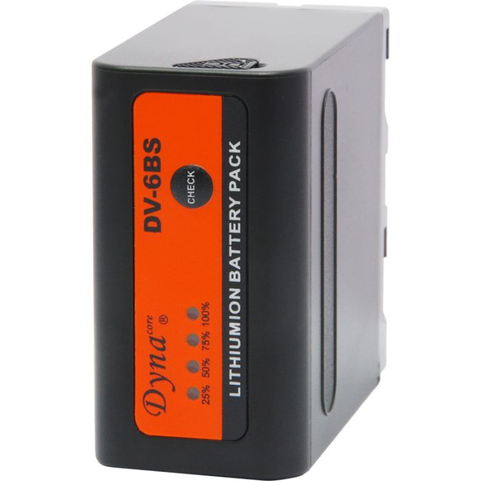 Dynacore Battery DV-6BS NP-F Type 7.2V 7800mAh LED Indicator Dynacore Battery DV-6BS NP-F Type 7.2V 7800mAh LED Indicator