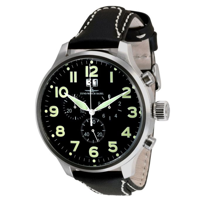 Zeno Super Oversized SOS Chrono Big Date Men's Watch 6221-8040a1 Zeno Super Oversized SOS Chrono Big Date Men's Watch 6221-8040a1