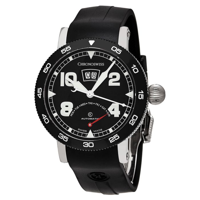Chronoswiss TimeMaster Time Master Retrograde Day  Men's Watch CH-8143B-BK