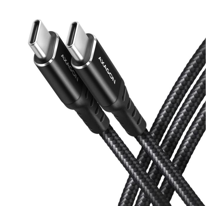 Axagon USB C to USB C Cable 2m 60W Black (BUCM-CM20AB)