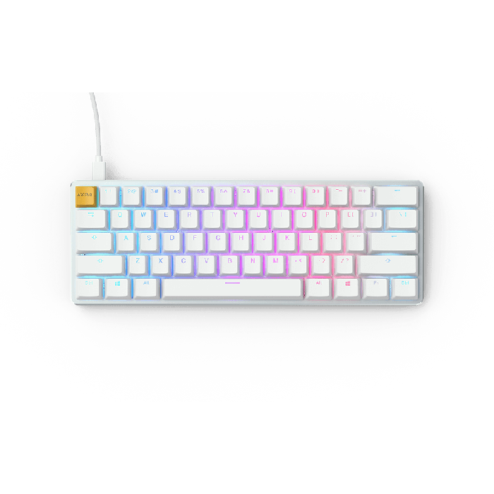Glorious GMMK The White Ice Edition Compact (GLO-GMMK-COM-BRN-W)