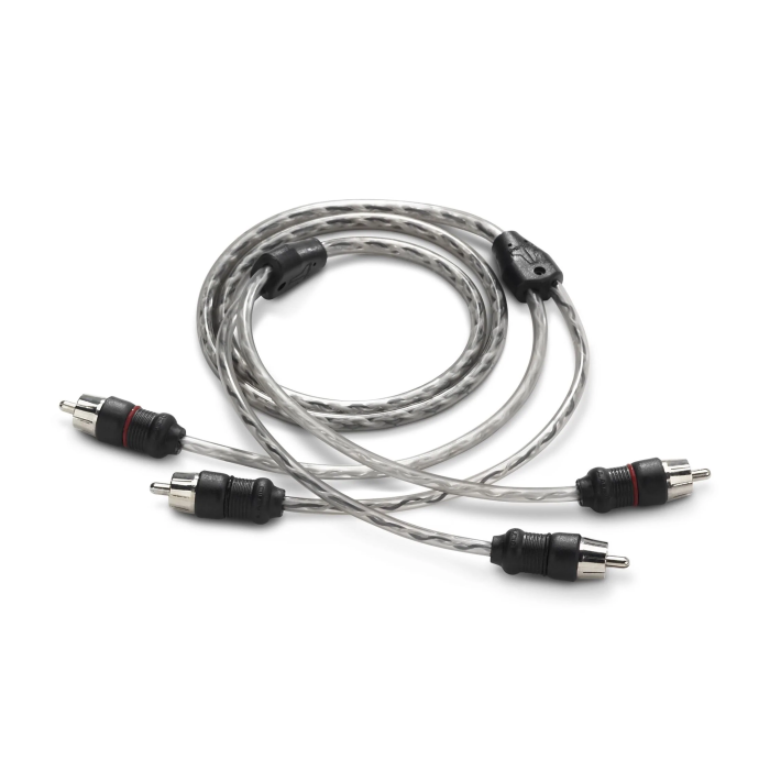 JL Audio JLM-XD-CLRAIC2-3 Clear 2 Channel Interconnect Cable - 3ft