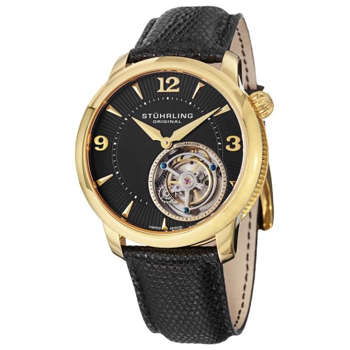 Stuhrling Tourbillon Toubillon Le Mechanical Men's Watch 390.333X51
