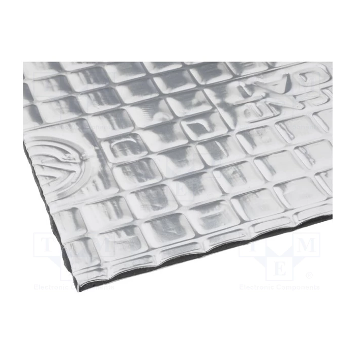 Silent Coat Damping mat, aluminium foil/butyl rubber/ 375x250x2mm (SC-M2-20) Skaņas Izolācija