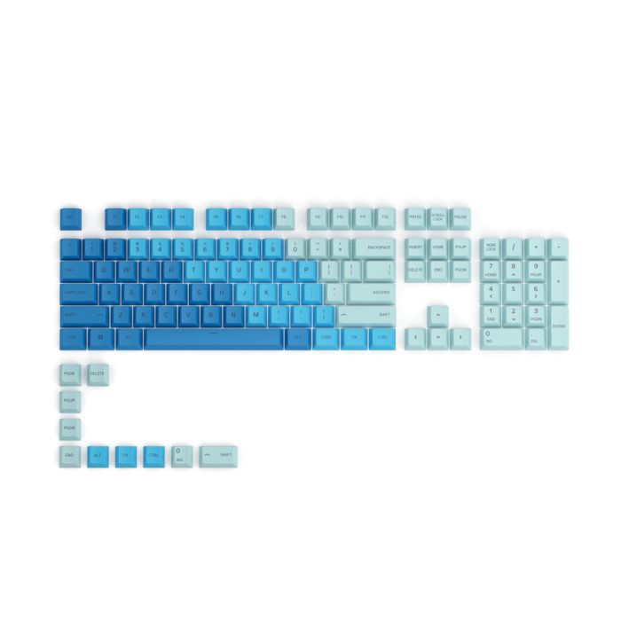 Glorious PC Gaming Race GPBT Keycaps Ocean US (GLO-KC-GPBT-CO)