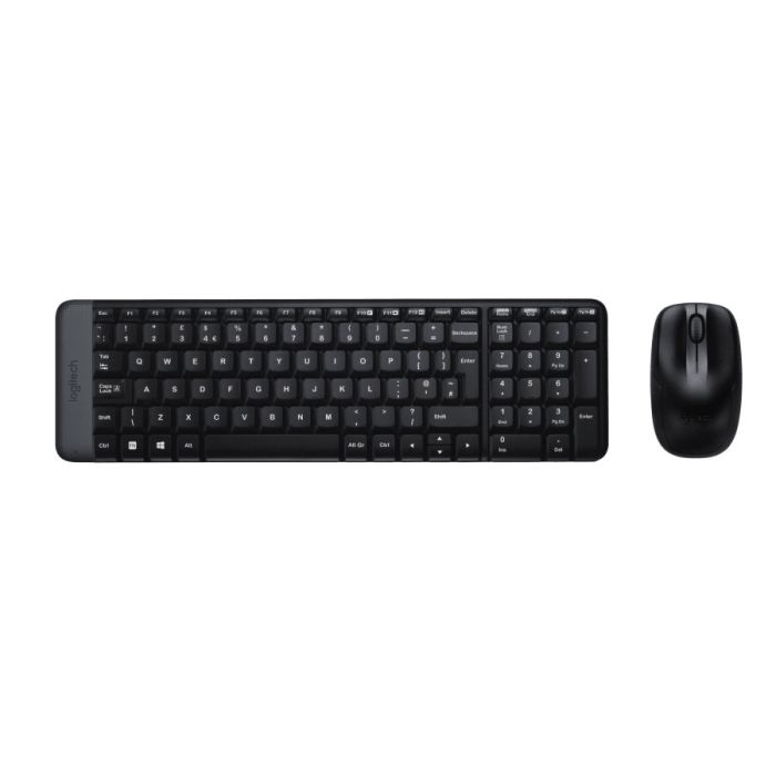 Logitech MK220 Wireless Keyboard and Mouse Combo Black QWERTY US International (920-003161) Logitech MK220 Wireless Keyboard and Mouse Combo Black QWERTY US International (920-003161)