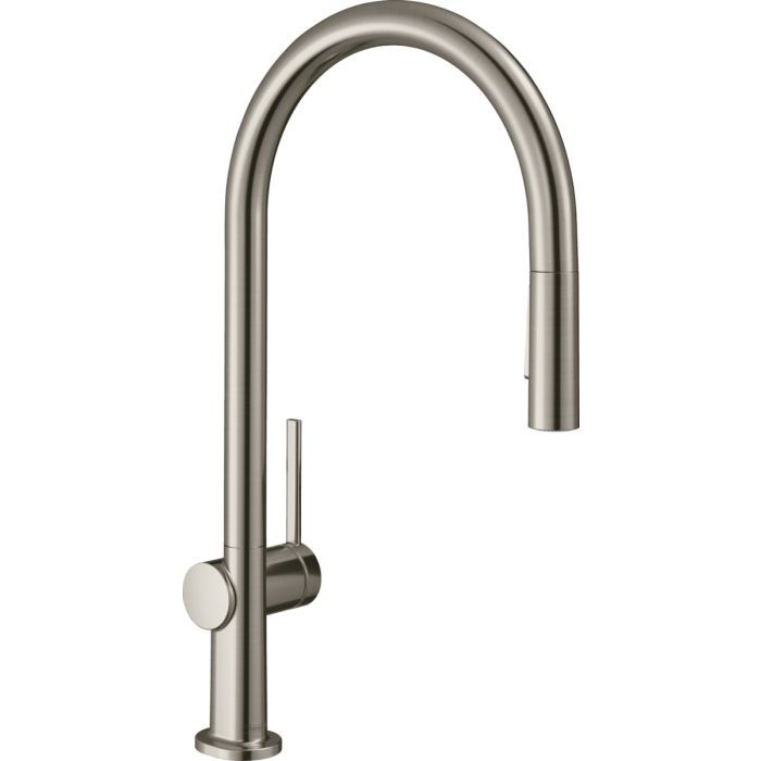 Hansgrohe Talis M54 210 2jet Ar Izvelkamu Galu Nerūsējošais Tērauds (72801800)